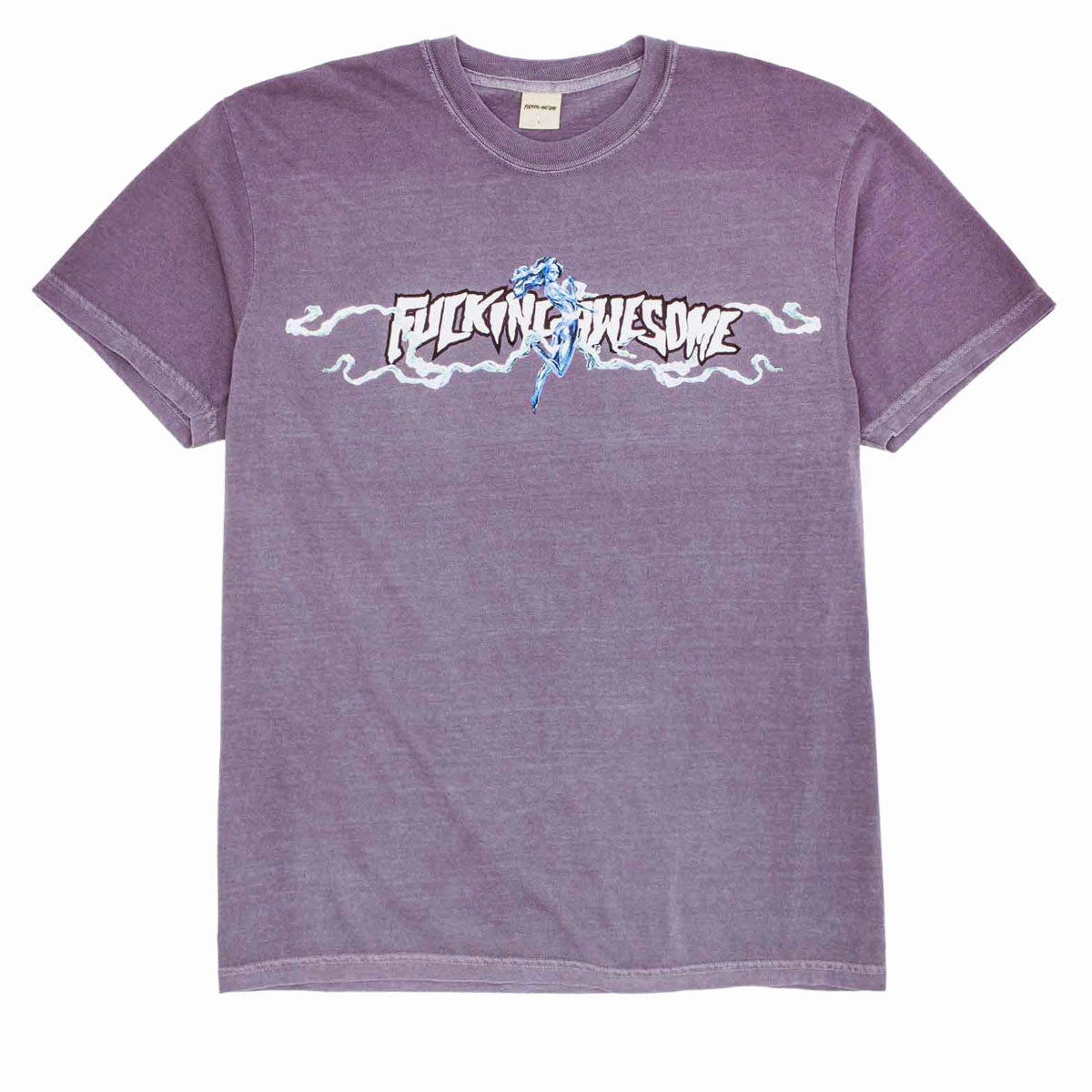 Chic and Cozy Wear Fucking Awesome Baskin Ribbons T-Shirt - Blackberry