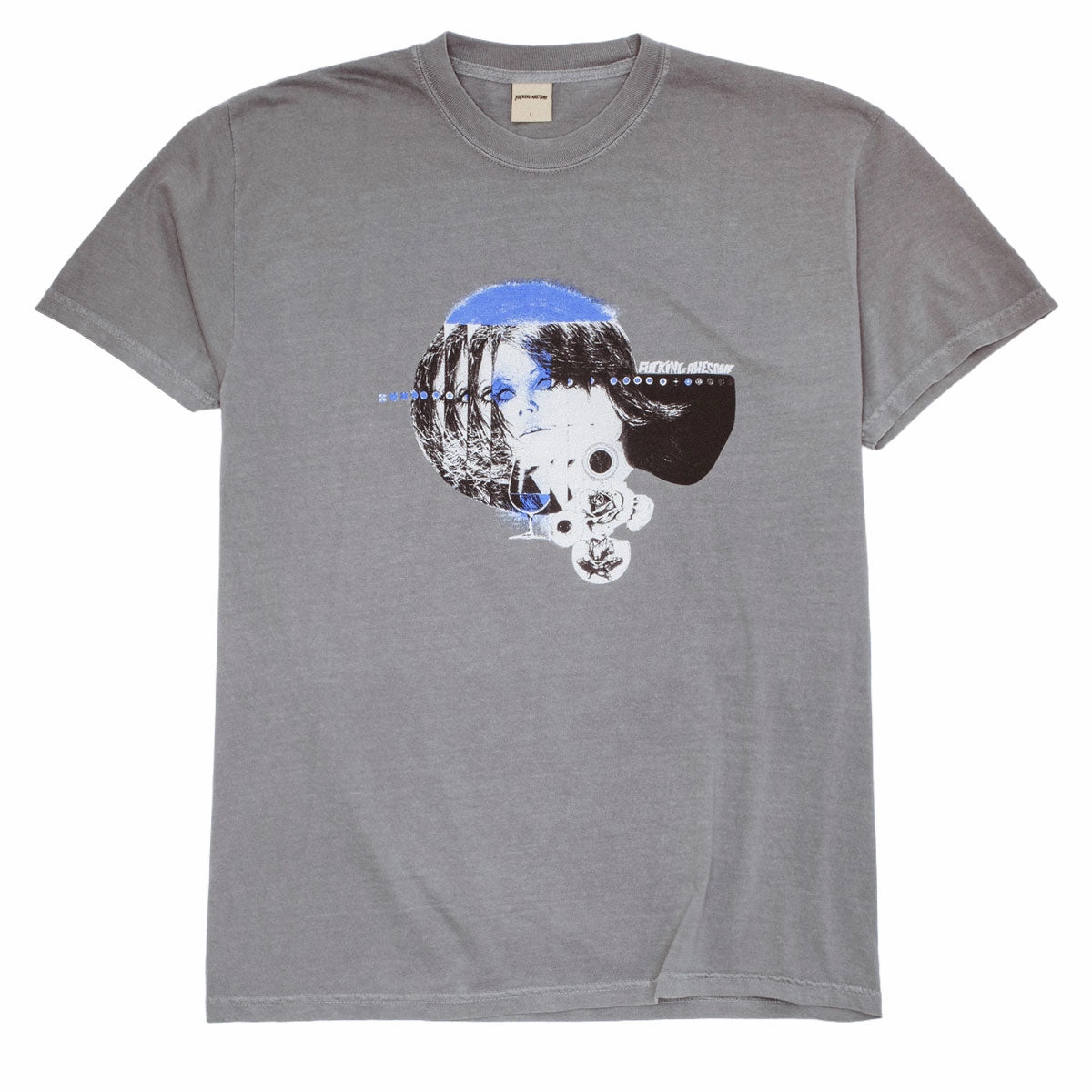 Trendy Apparel Fucking Awesome Brinda T-Shirt - Grey