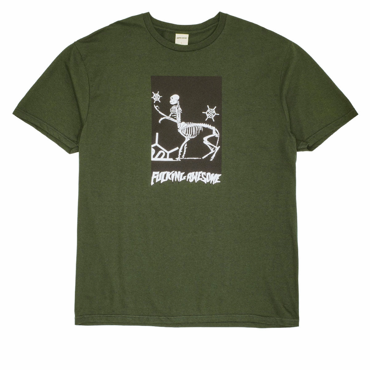 Fucking Awesome Centaur T-Shirt - Forest Green Comfy Fit Wear Non-toxic
