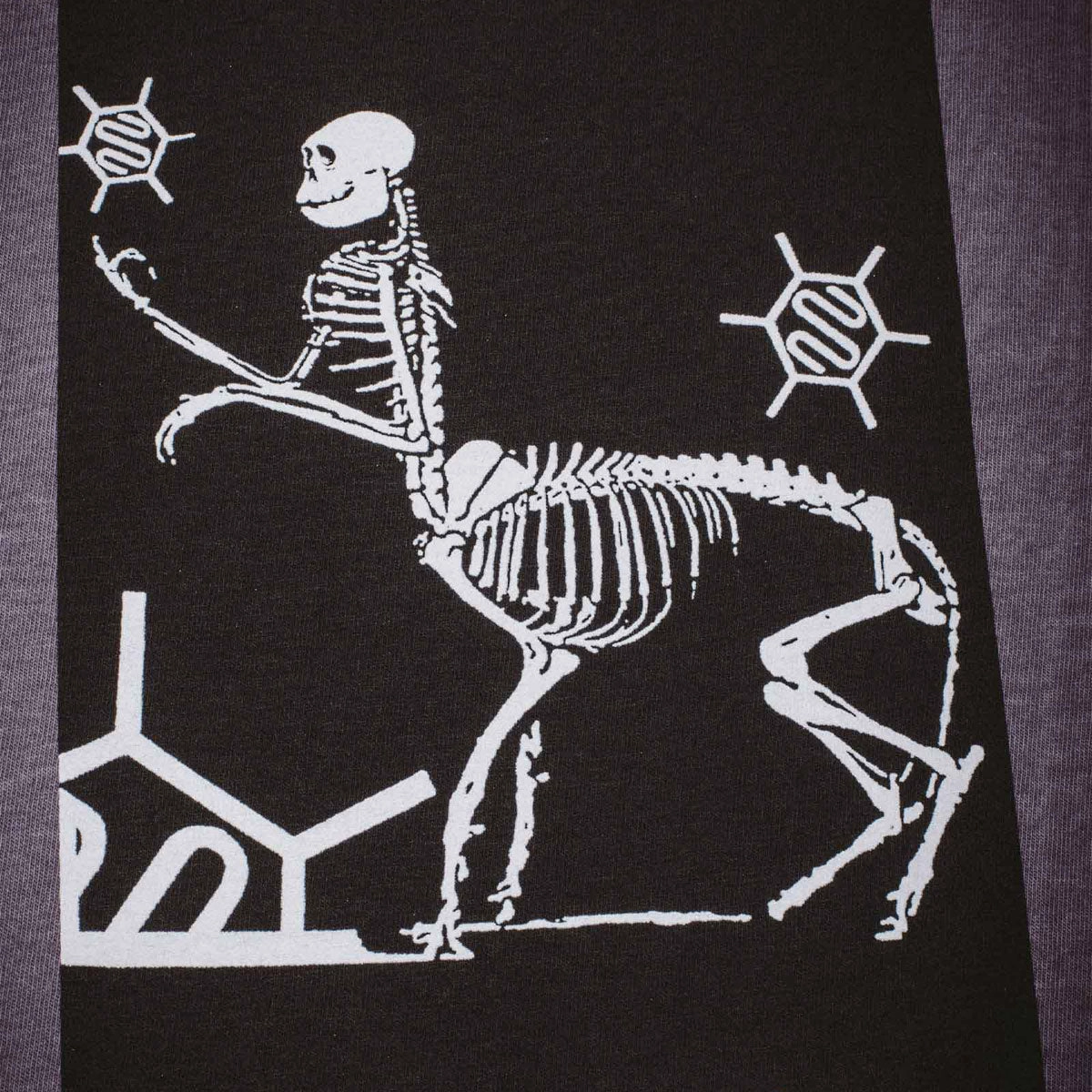 Flexible Ribbed Cuffs Everyday Wear Fucking Awesome Centaur T-Shirt - Wine