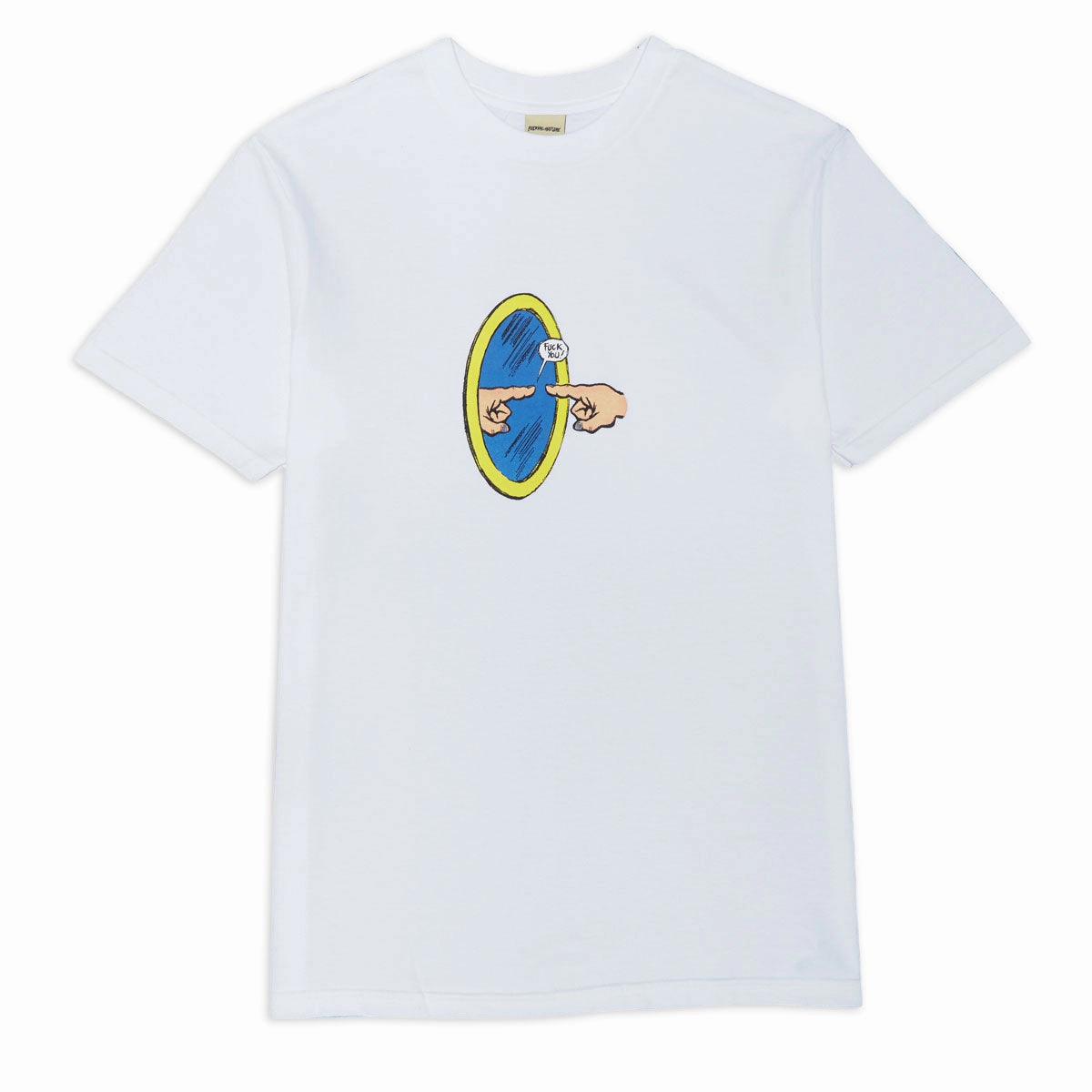 Day-to-Night Look Fucking Awesome Fuck You T-Shirt - White