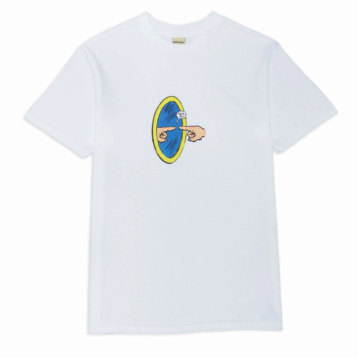 Fucking Awesome Fuck You T-Shirt - White Eco Friendly Dyes