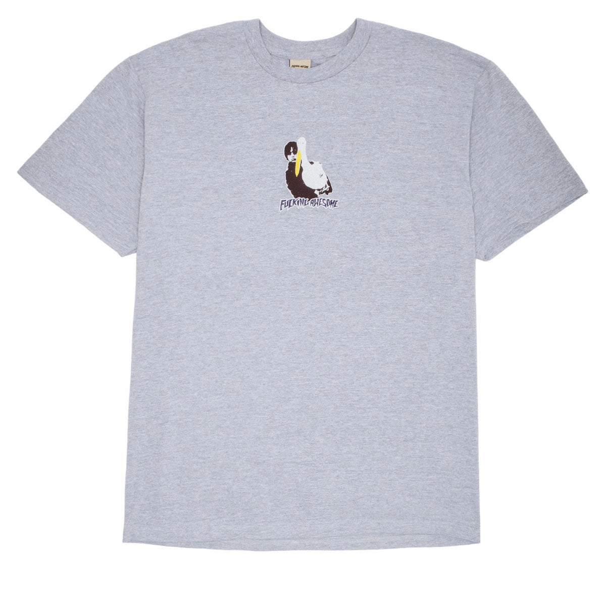 Minimal Comfort Wear ZeroWaste Production Fucking Awesome High Lonesome II T-Shirt - Heather Grey