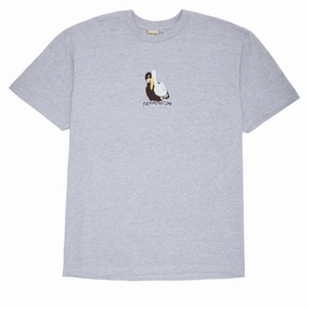 Comfy Top Fucking Awesome High Lonesome II T-Shirt - Heather Grey