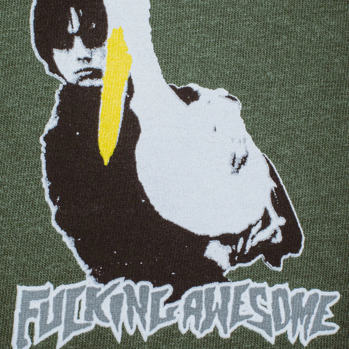Thermal Regulation Fabric Fucking Awesome High Lonesome II T-Shirt - Moss