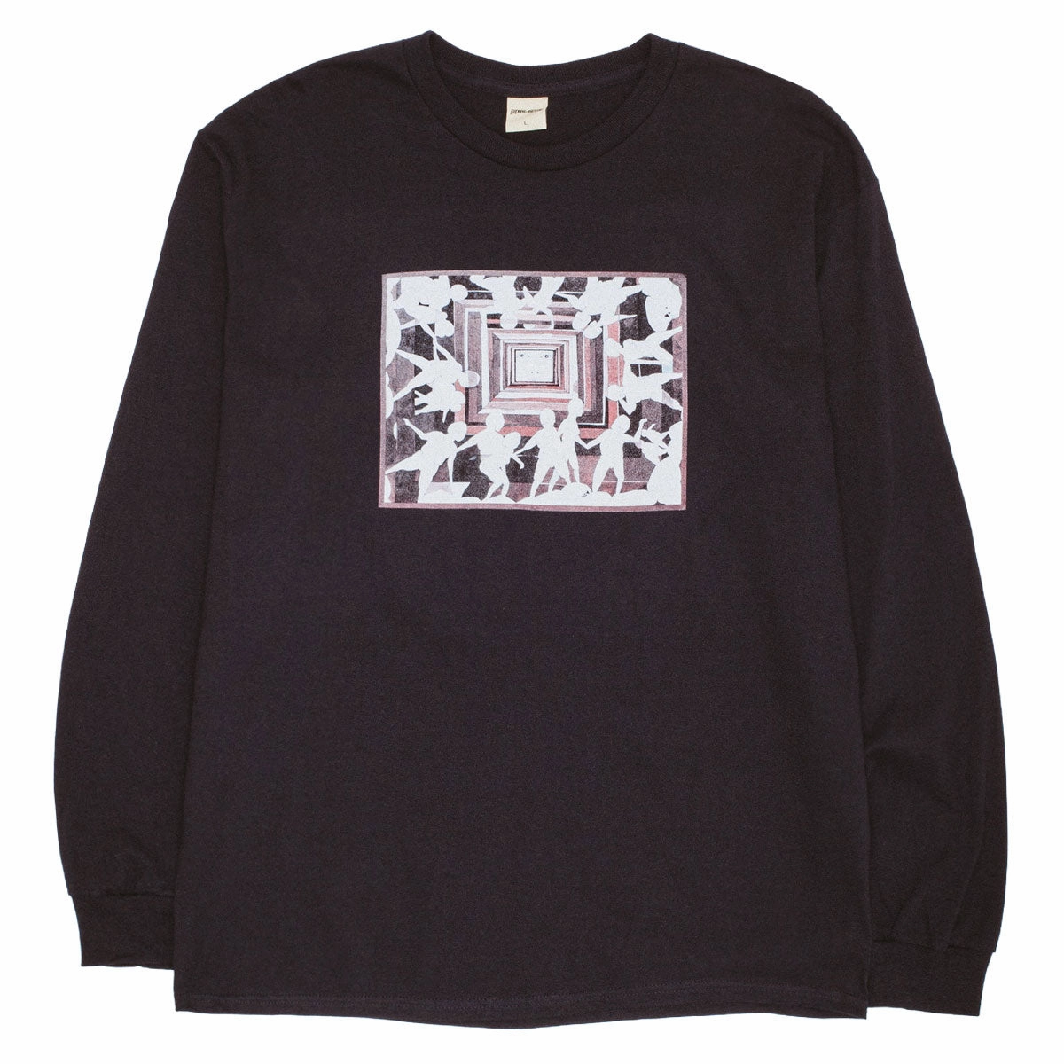 Fucking Awesome Modern Problems Long Sleeve T-Shirt - Black Everyday Layering Zero Waste Production