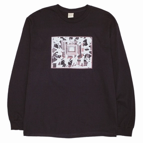 Fucking Awesome Modern Problems Long Sleeve T-Shirt - Black Everyday Layering Zero Waste Production