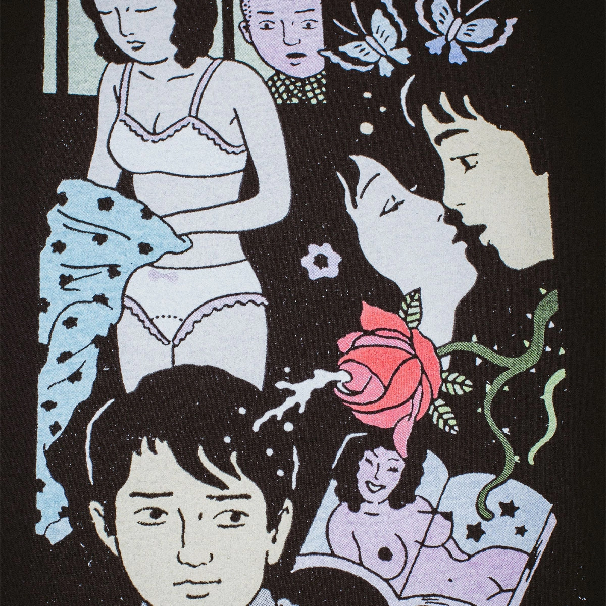 Fucking Awesome Yoyogi Park T-Shirt - Black Chic Cut