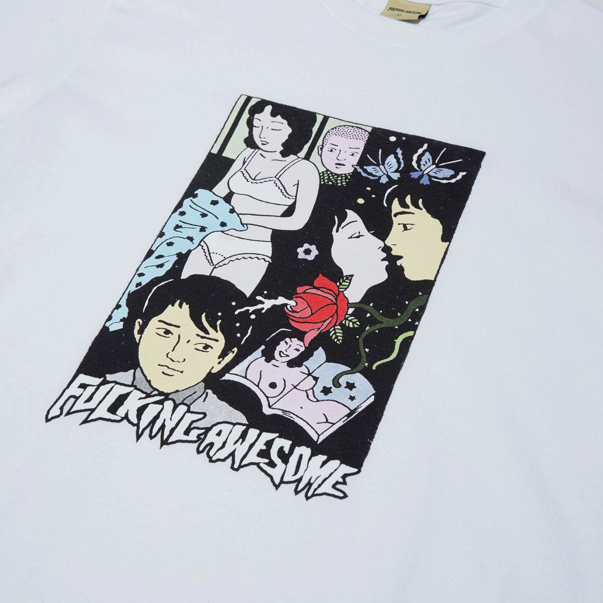 Cozy Comfort Fucking Awesome Yoyogi Park T-Shirt - White