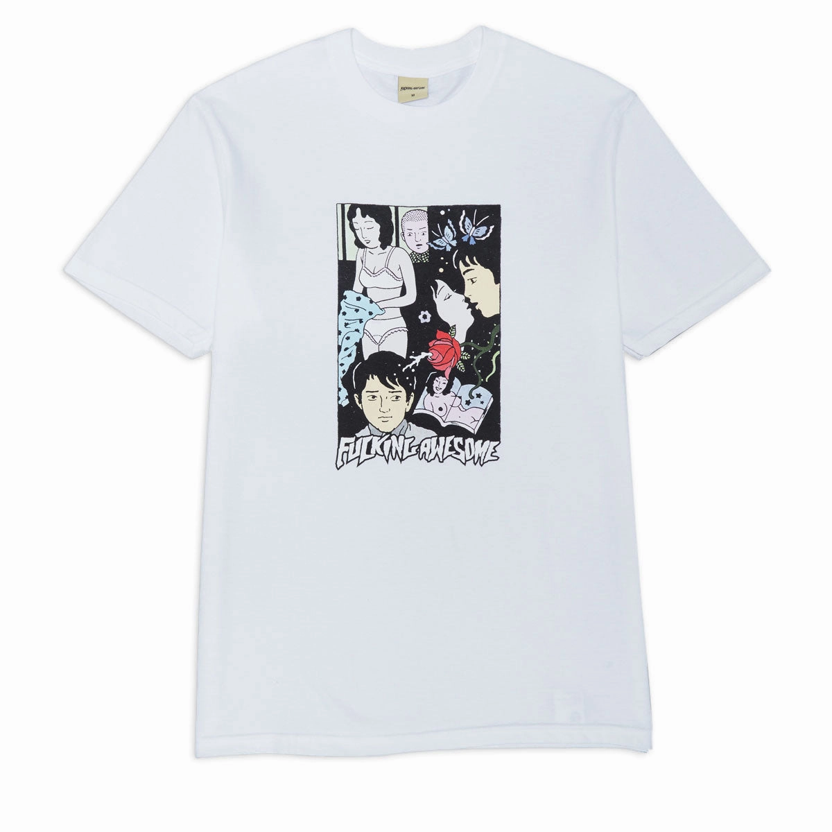 Fucking Awesome Yoyogi Park T-Shirt - White safe for skin Essential Layer
