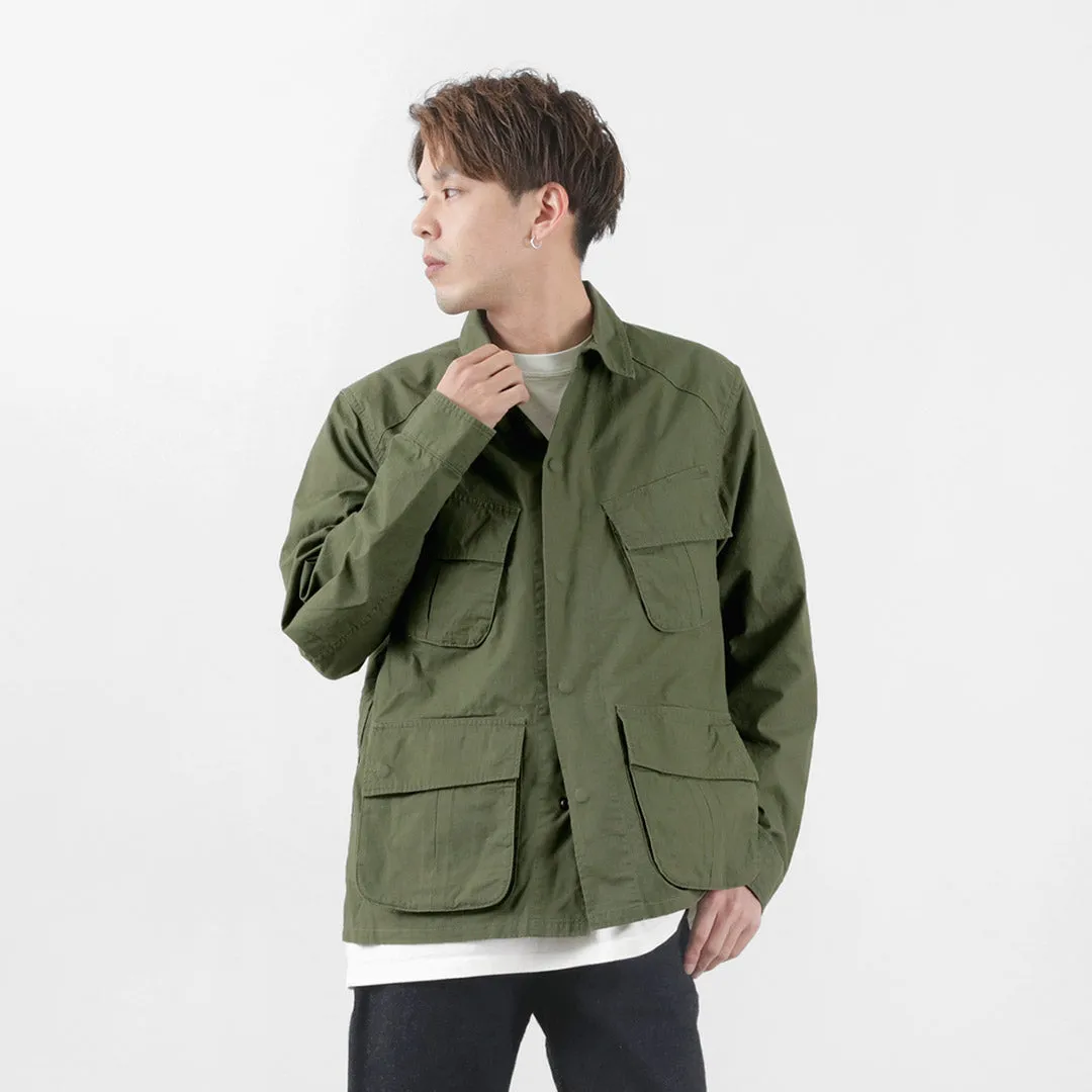 Roll up sleeves High Collar Structure FUJITO / Jungle Fatigue Jacket