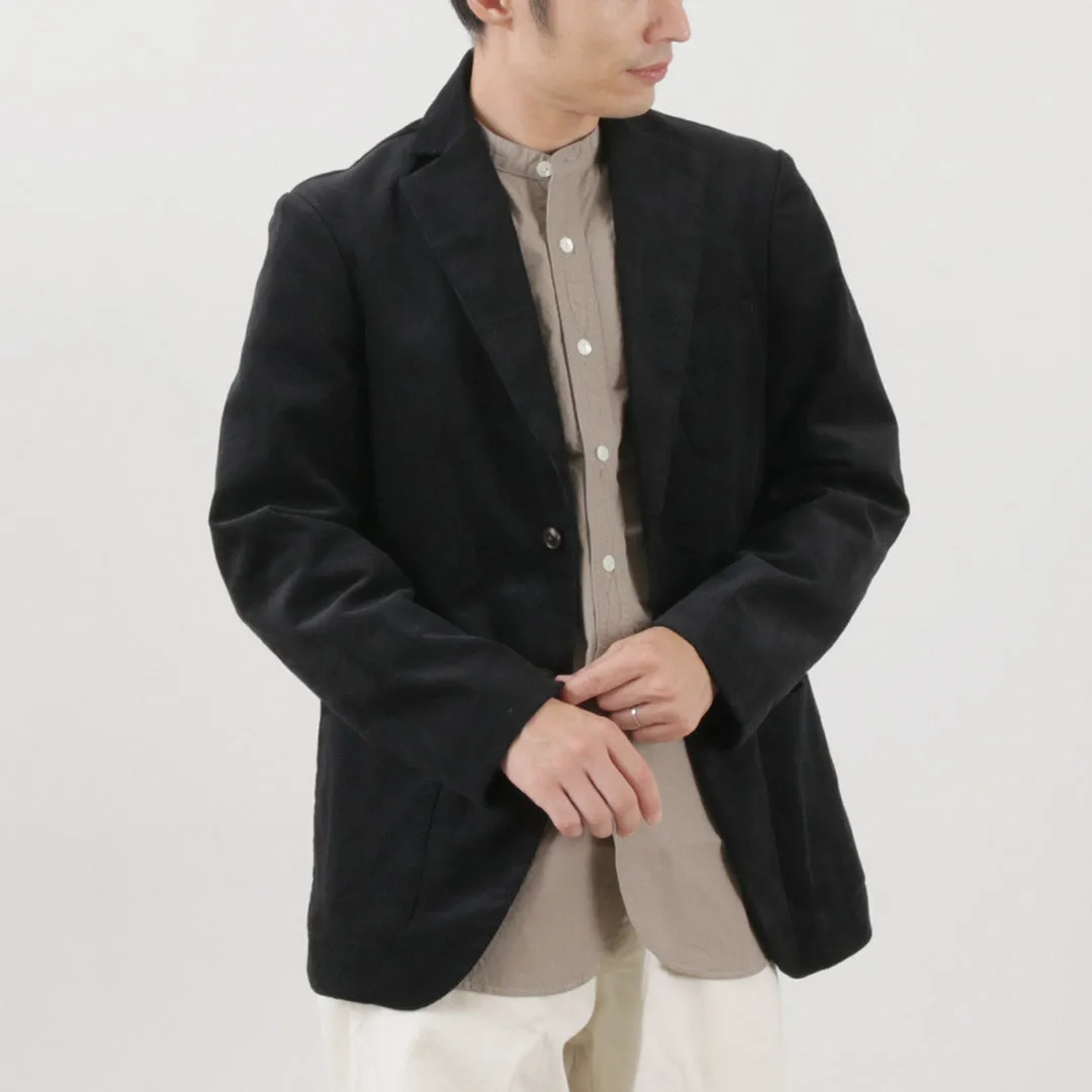 FUJITO / N.O.UN Corduroy Jacket Cozy Street Style Soft Cover