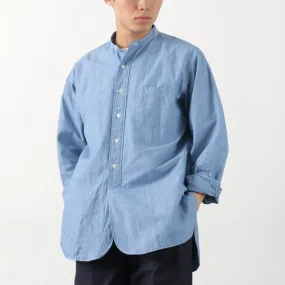 FUJITO / Officer Shirt Thermoregulating Fabric Double Needle Hemming