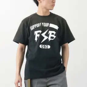 FUJITO / Short Sleeve T-Shirt Impulse Logo Vintage Finish Bold and Comfortable