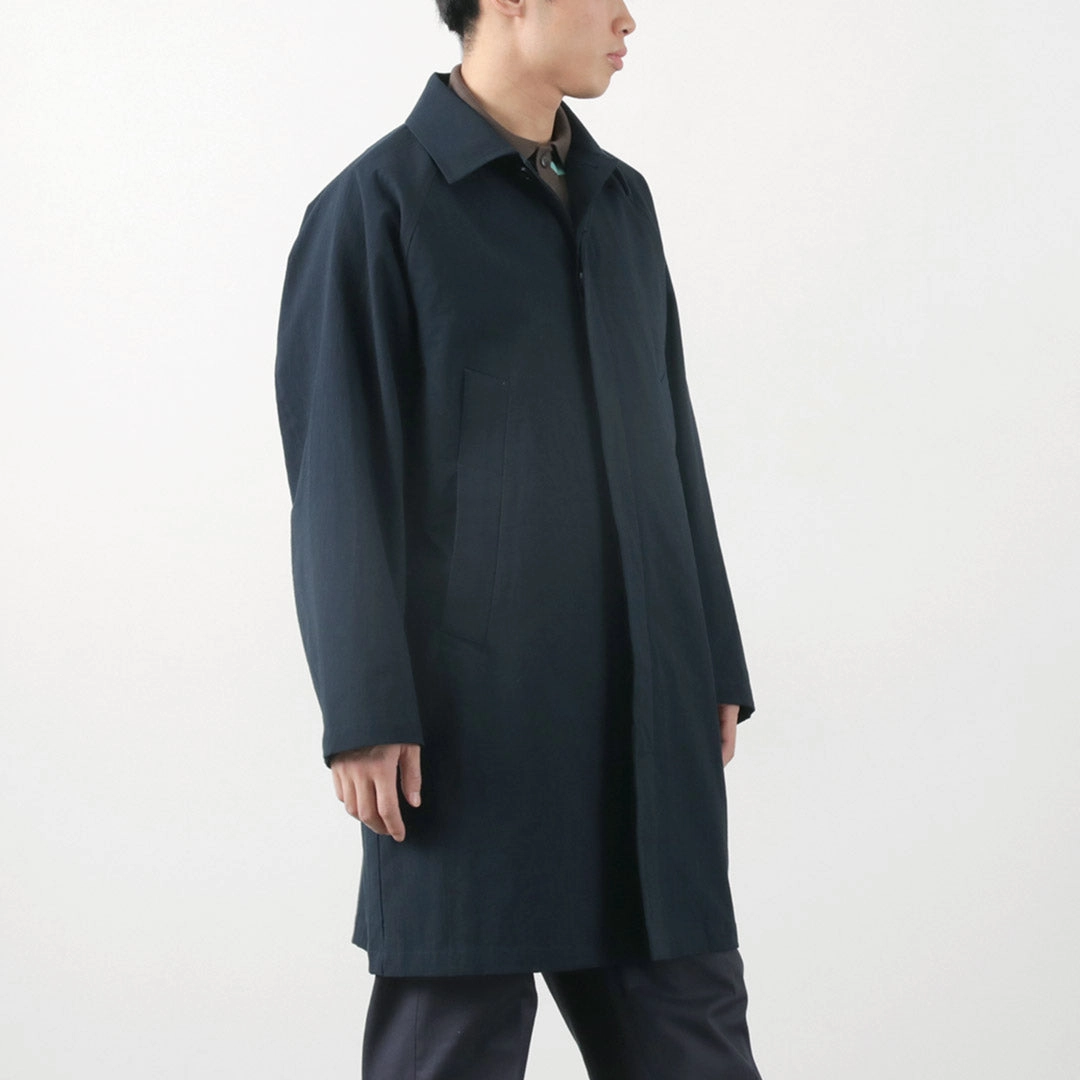 FUJITO / Balmacaan Coat Wall Twisted Ox NonRestrictiveFit