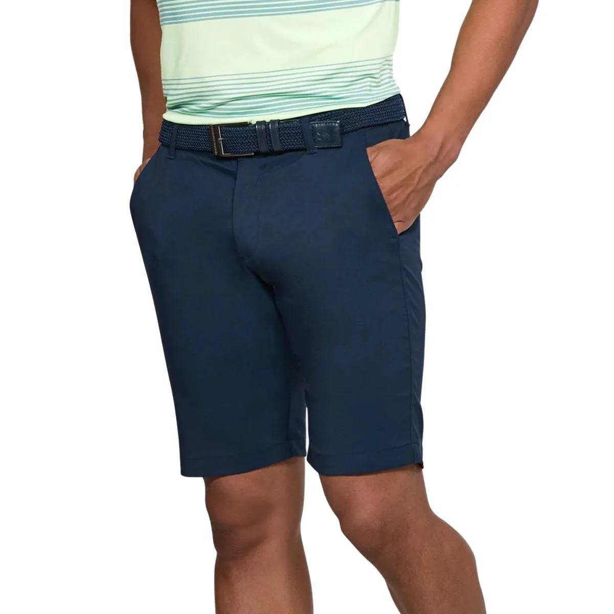 Under Armour Performance Taper Shorts - Academy Comfort waistband Flexible Gusset