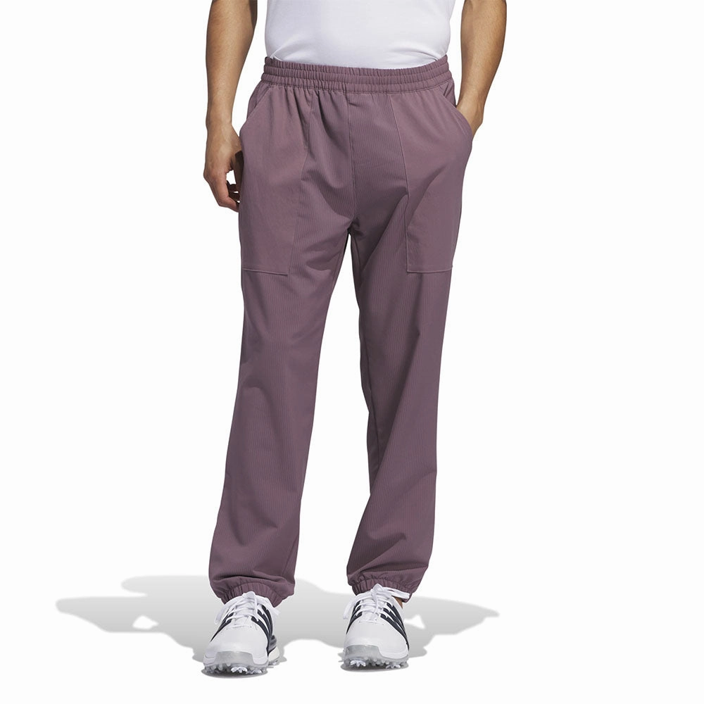 adidas Go-To WARM DWR Golf Trousers - Shadow Fig Quick Motion ReflectiveAccentDetails
