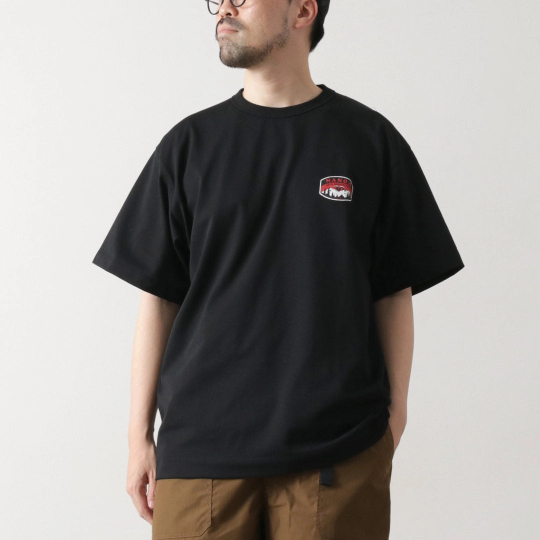 NANGA / Eco Hybrid NANGA  30th Anniversary T-shirt Street Smart Look Stone Wash Process