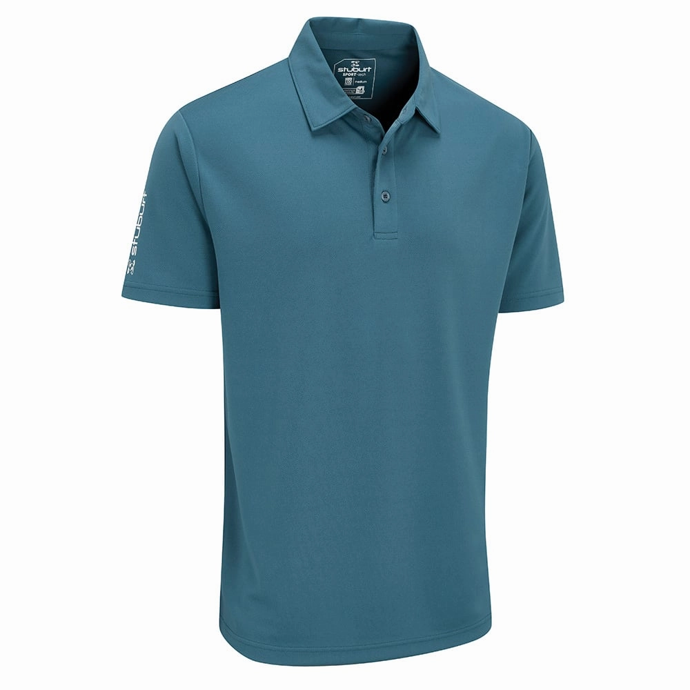 easygoing look Stuburt Sport Tech Polo Shirt - Peacock