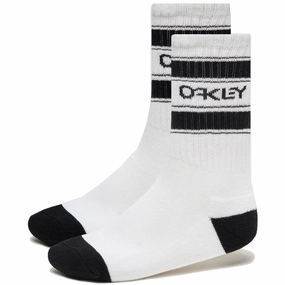 Oakley B1B Icon Socks (3 Pack) - White Heel Support Corporate
