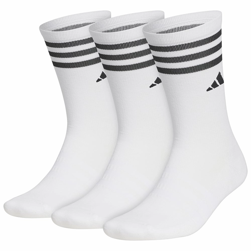 Compact Metropolis adidas Crew Socks (3 Pack) - White