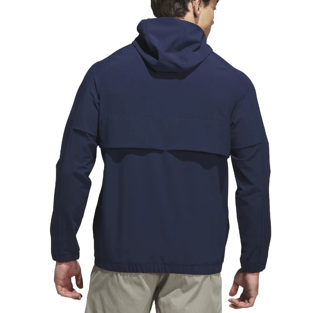 Moisture Wicking Lining Fashion Trend adidas Go-to Full-Zip Windbreaker - Collegiate Navy