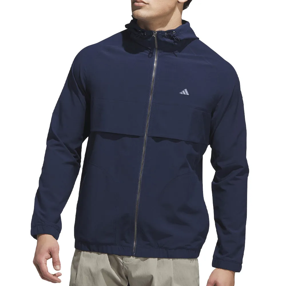 adidas Go-to Full-Zip Windbreaker - Collegiate Navy Rugged Daily Style Fashion Trend