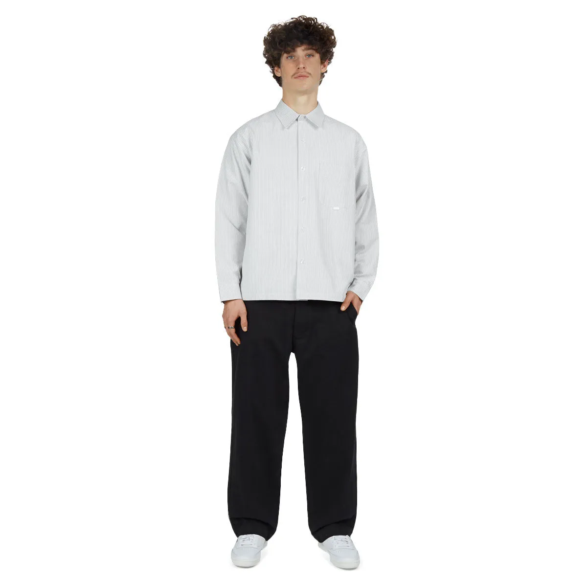 CCS Wide Leg Chino Pants - Black Comfort Focus