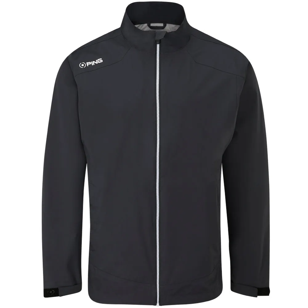 Plaid Design Layer Friendly Shape Ping AquaDrive Waterproof Jacket - Black