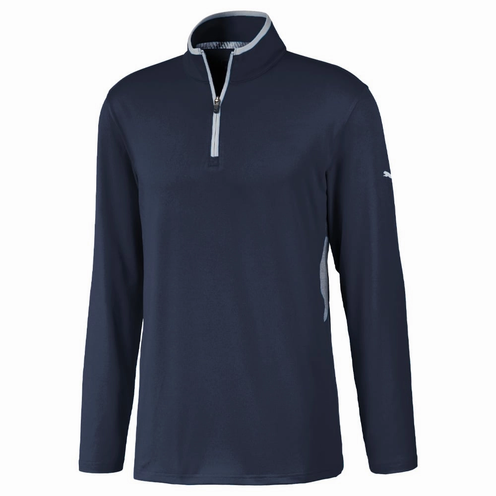 product stud toughness Puma Rotation 1/4 Zip Sweater - Navy Blazer