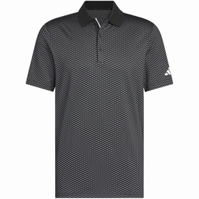 adidas Beyond the Course Textured Polo Shirt - Black Trendy Fashion