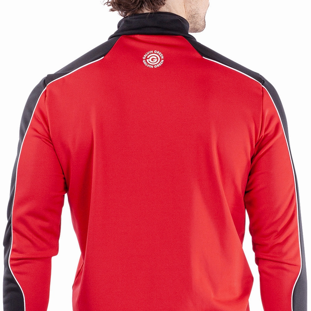 Versatile Style Galvin Green Dave 1/4 Zip Pullover - Red/Black