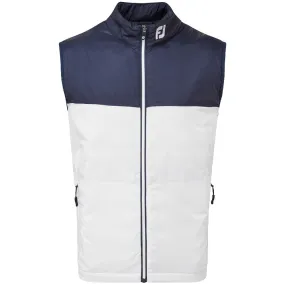 Adjustable Hem FootJoy Lightweight Thermal Vest - Navy/White