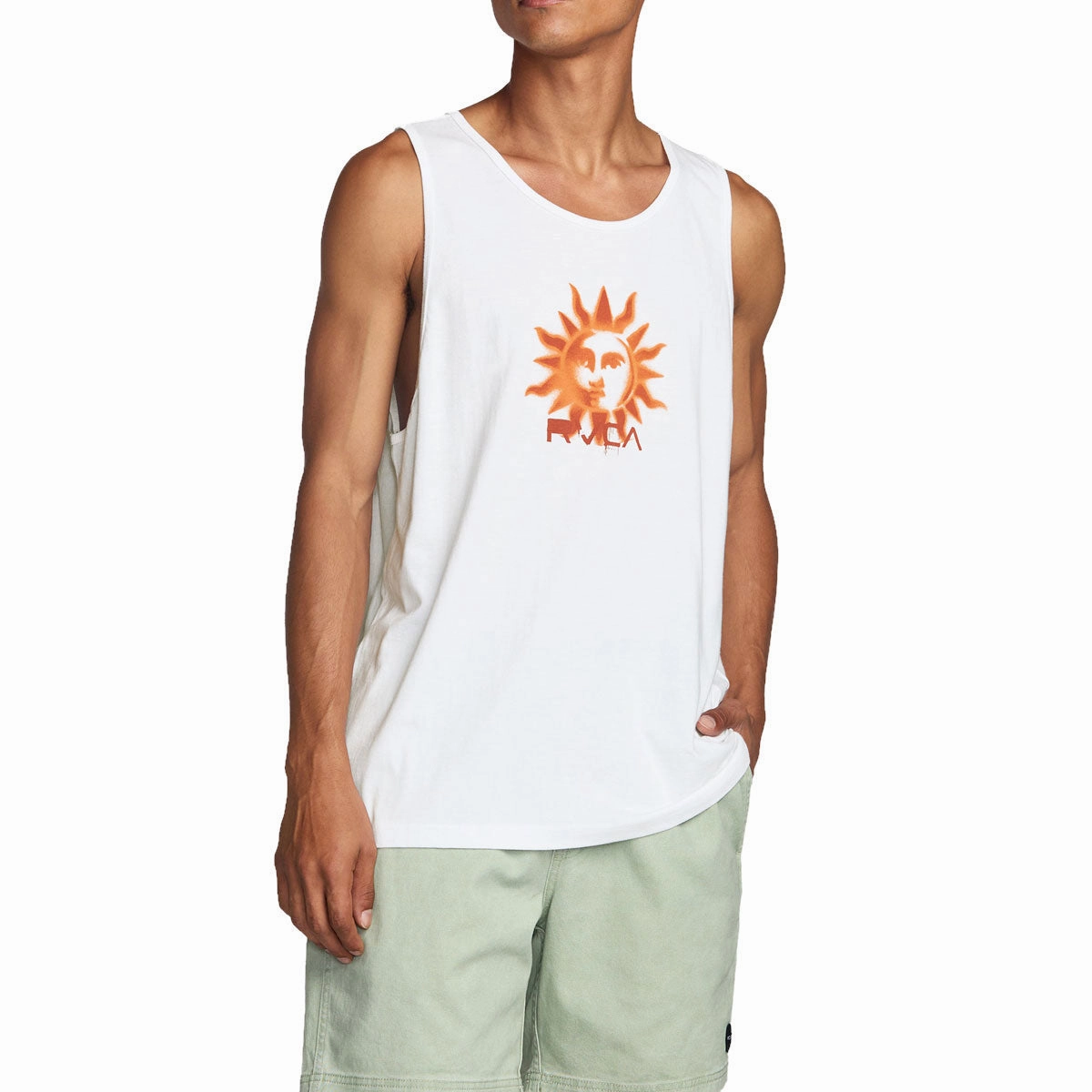 RVCA Sunrex Tank Top - White Option