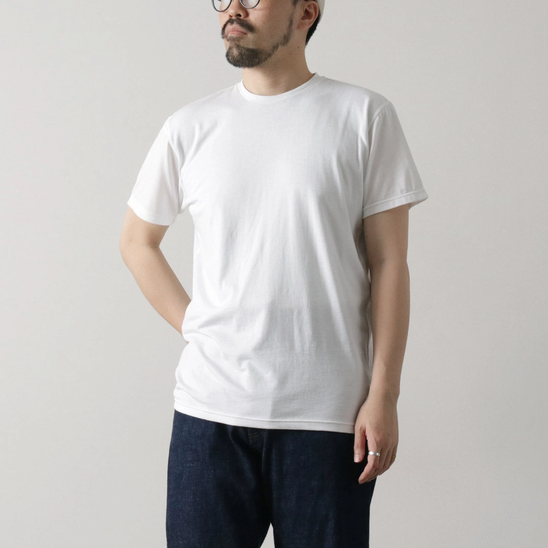 FYNELYNE ENGINEERED BY LIFILL / Cottony Short Sleeve Crew Neck T-Shirt Sleeveless freedom Active Outfit Style