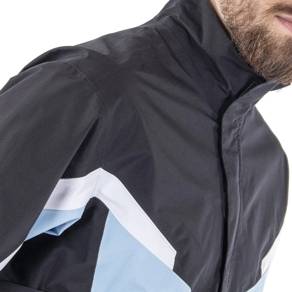 Galvin Green Abe Gore-Tex 1/2 Zip Waterproof Jacket - Blue Bell/Black/White Detachable Layers