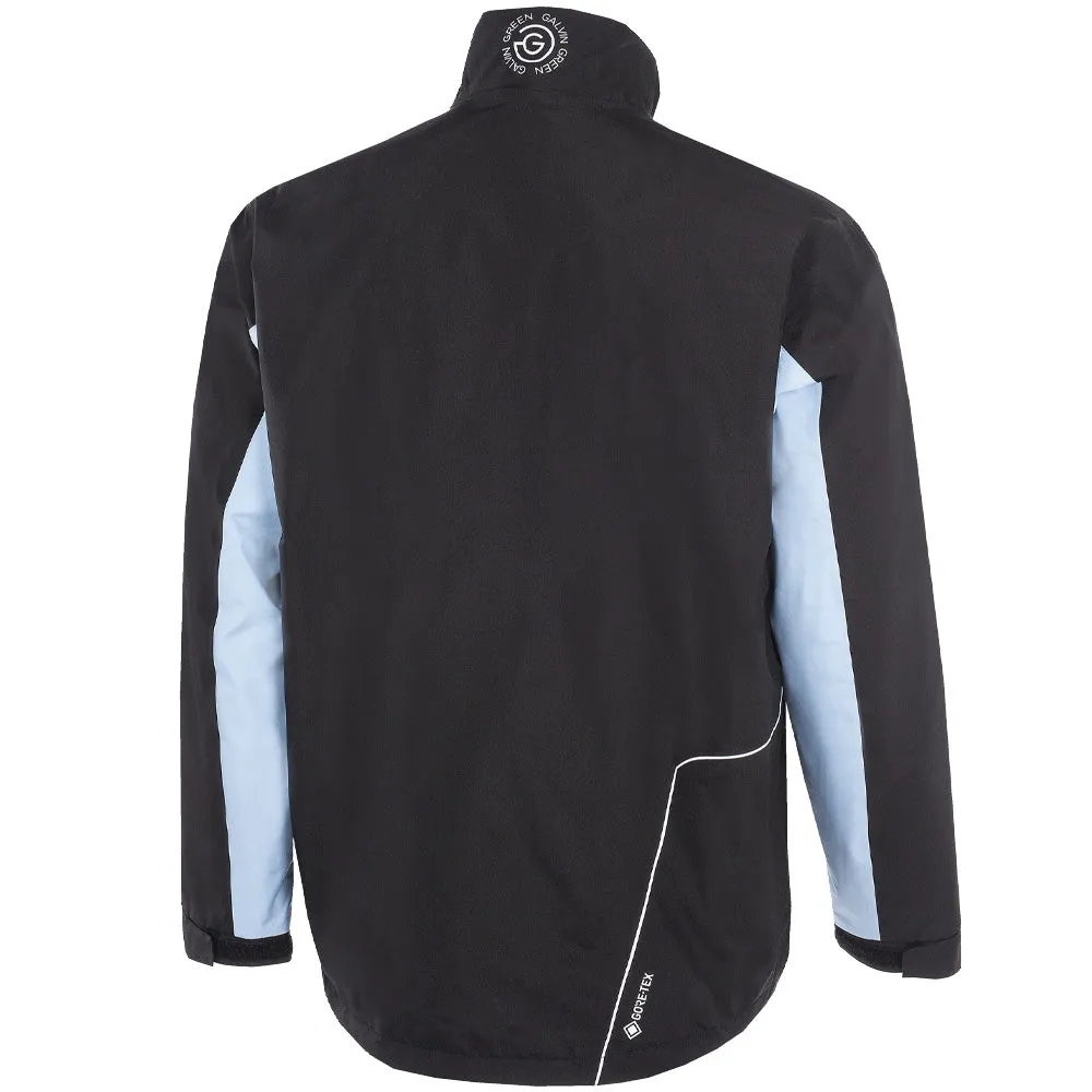 Thermal Core Technology stain resistant coating Galvin Green Abe Gore-Tex 1/2 Zip Waterproof Jacket - Blue Bell/Black/White