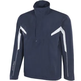 Midweight Layer Galvin Green Abe Gore-Tex 1/2 Zip Waterproof Jacket - Navy/Cool Grey/White