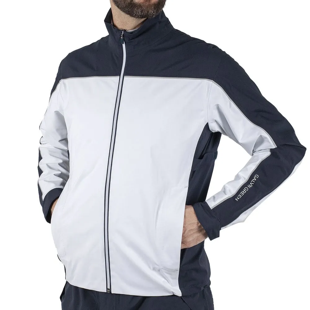 Multi Use Piece Galvin Green Ace Gore-Tex Waterproof Jacket - White/Navy/Cool Grey
