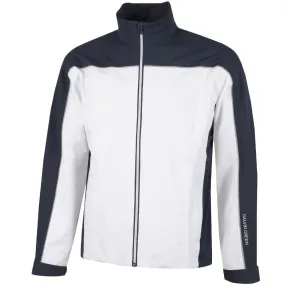 Light Pack Option Non Restrictive Silhouette Galvin Green Ace Gore-Tex Waterproof Jacket - White/Navy/Cool Grey