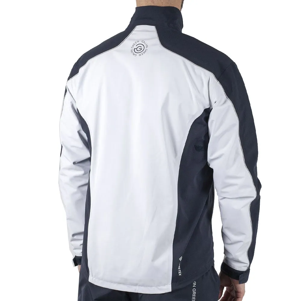 Galvin Green Ace Gore-Tex Waterproof Jacket - White/Navy/Cool Grey PocketPlacement