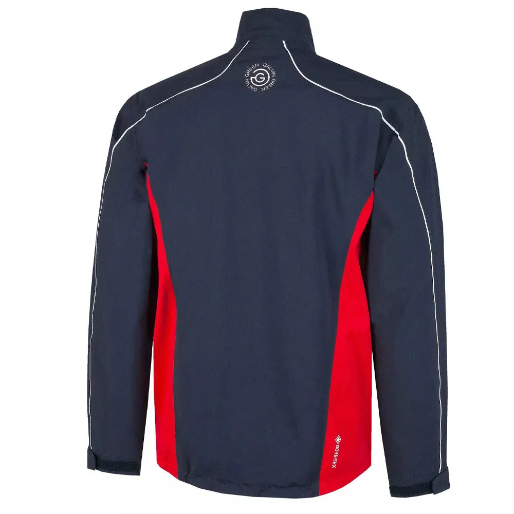 Galvin Green Ace Waterproof Jacket - Navy/Red/White Stain Proof Quick drying material
