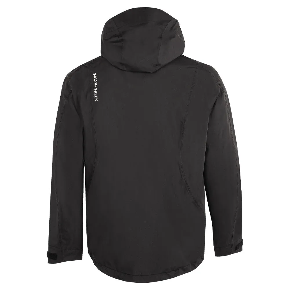 Galvin Green Akron Waterproof Hooded Jacket - Black Four Way Stretch Material