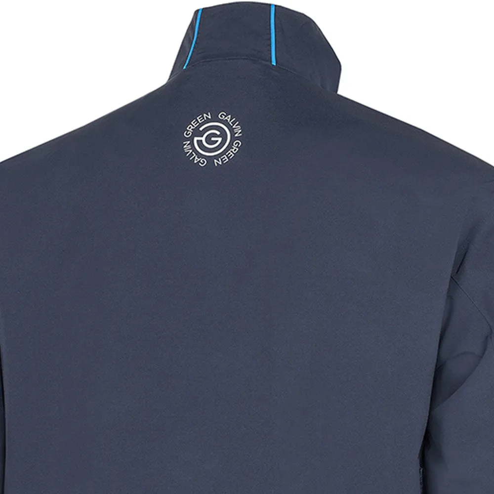 Fire Retardant Treated Fabric Snap Closure System Galvin Green Albert Gore-Tex Waterproof Jacket - Navy/White/Blue