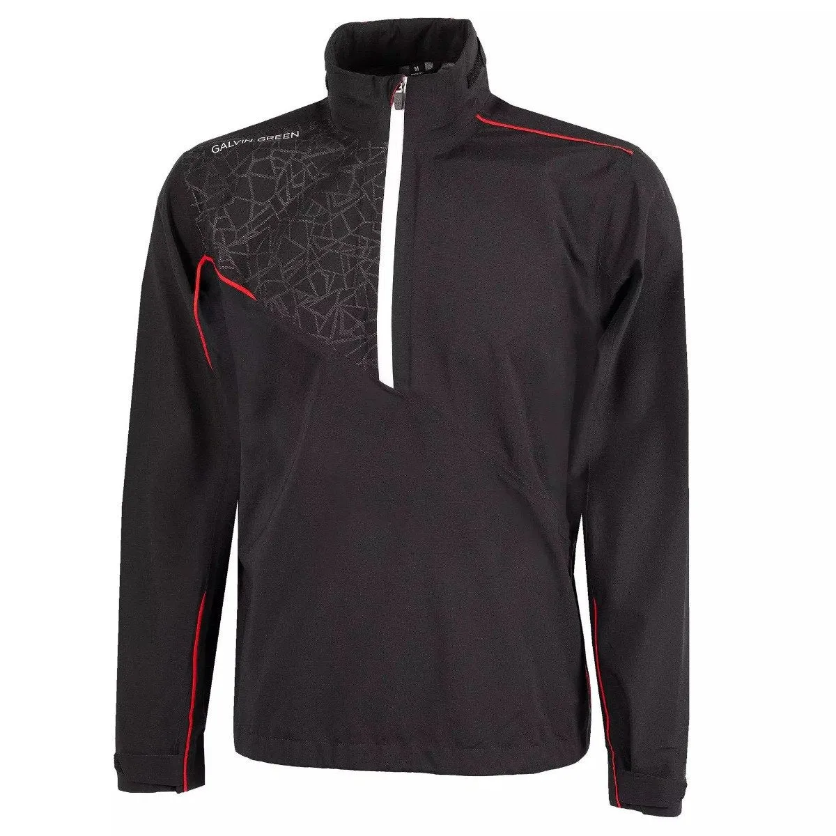 Galvin Green Alex Waterproof Jacket - Black/Red Thermal Insulation