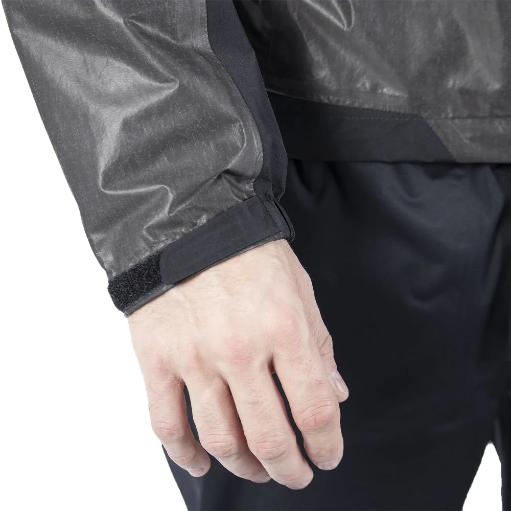 DoubleLayered Collar Galvin Green Angus Shakedry Gore-Tex Waterproof Jacket - Ash Grey/Black