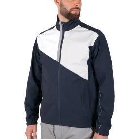 Galvin Green Apollo Waterproof Jacket - Navy/White/Cool Grey/Sharkskin Polished Look