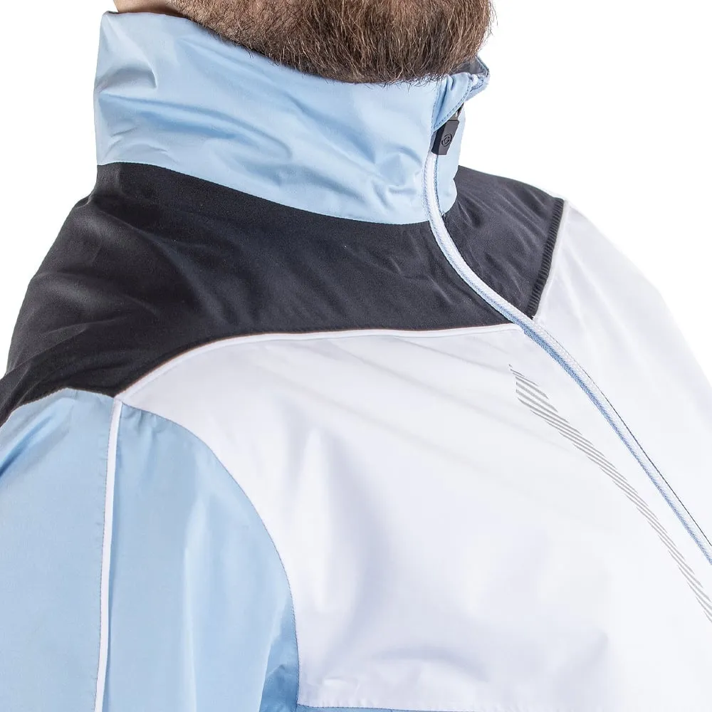 Layered Protection Galvin Green Armstrong Gore-Tex Paclite Waterproof Jacket - Blue Bell/White/Black