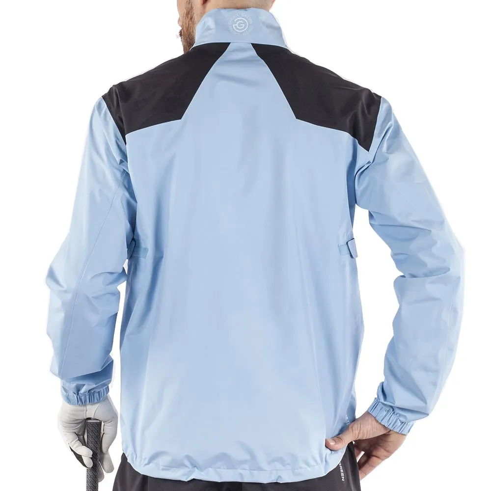 Calm Day Fit Kangaroo Pocket Galvin Green Armstrong Gore-Tex Paclite Waterproof Jacket - Blue Bell/White/Black