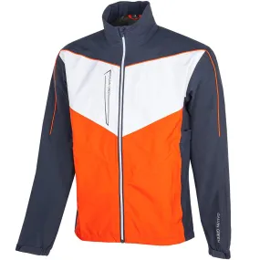 Abrasion Proof Shoulders Galvin Green Armstrong Gore-Tex Paclite Waterproof Jacket - Navy/Orange/White